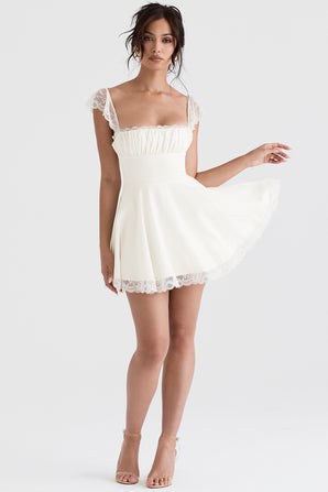 KAIA WHITE MINI DRESS