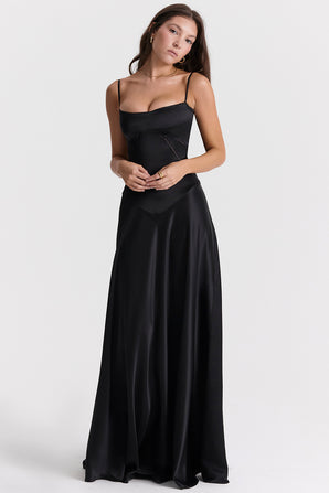 ANABEL BLACK MAXI DRESS